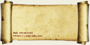 Janko Vlahović vizit kartica